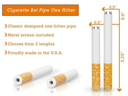 Cigarette bat with screens