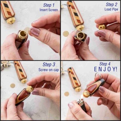 keyring smoking pipe instructions