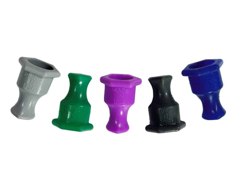 Colored Rubber Mouthpieces to match our pipes. Our newest idea!